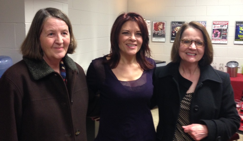 MJ and I with Rosanne Cash