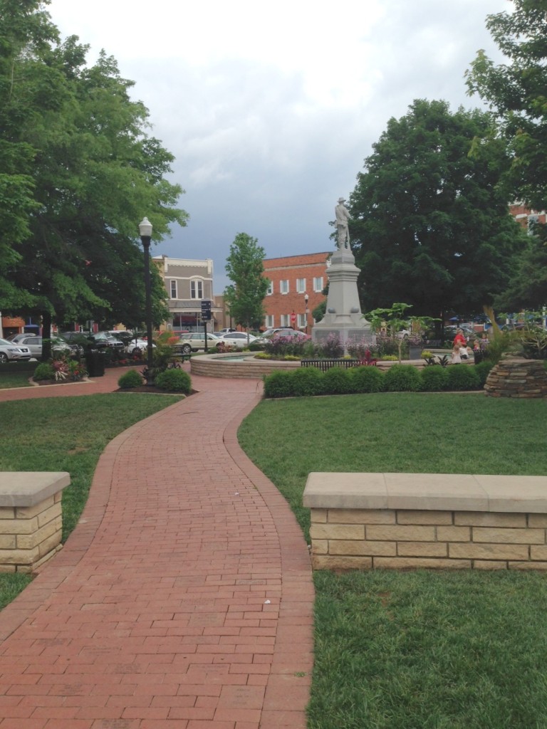 Long and winding path thru the Bentonville Square